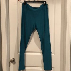 EUC LuLaRoe TC Dark Teal Leggings